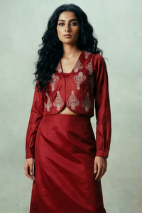 Lattu embroidered co-ord