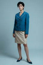 Collar detailed blazer - SSWAI