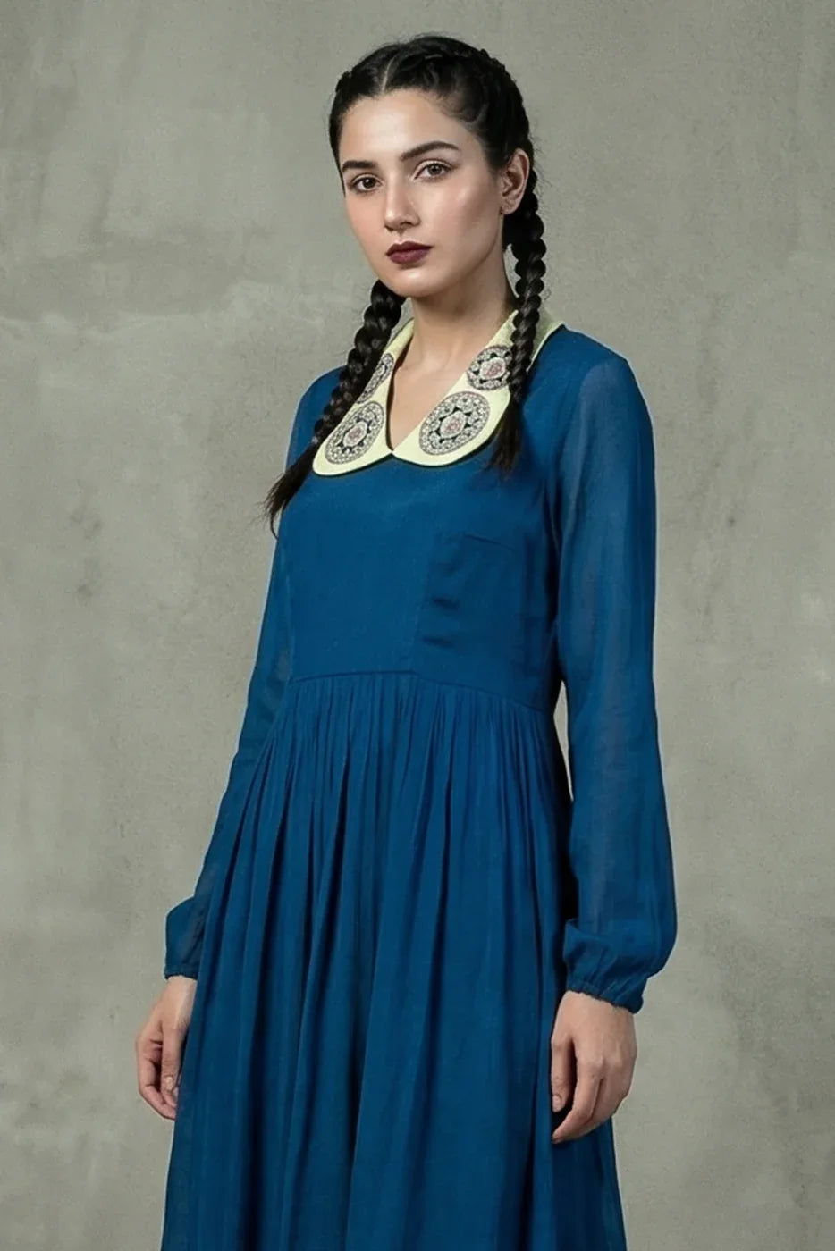 Japi embroidery dress - SSWAI