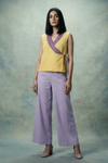 Wrap Colour Blocking Top