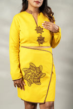 Pin wheel embroidered co-ord - SSWAI