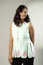 Embroidered kali top - SSWAI