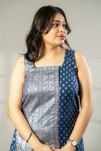 Chanderi brocade dress - SSWAI