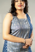Chanderi brocade dress - SSWAI