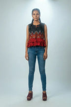 Tiered frill vest - SSWAI