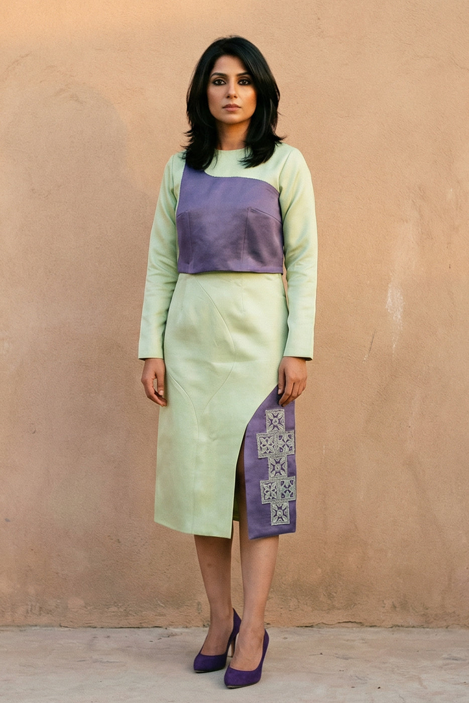 Hopscotch embroidery co-ord