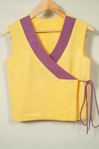 Wrap colour blocking top - SSWAI