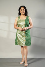 Chanderi brocade dress - SSWAI