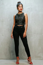 Halter neck cropped top - SSWAI