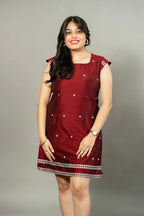 Sqaure neck dress - SSWAI