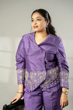 Candy asymmetric blazer - SSWAI