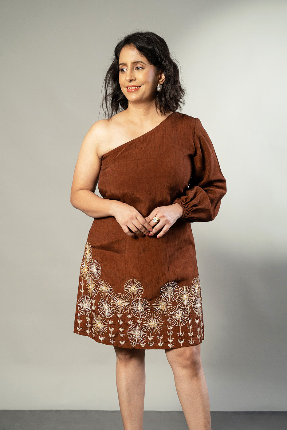 Candy One- shoulder Dress