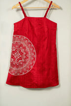 A-line japi embroidered dress - SSWAI