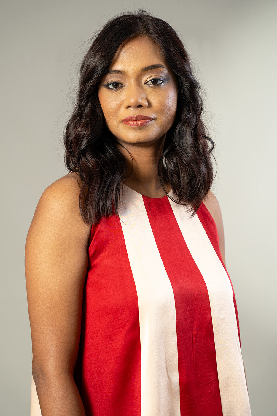 Cassette panelled dress