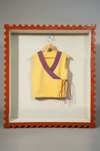 Wrap colour blocking top - SSWAI