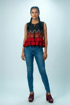 Tiered frill vest - SSWAI