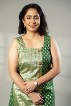 Chanderi brocade dress - SSWAI