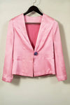 Blazer with floral button - SSWAI