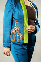 Giraffe open blazer - SSWAI