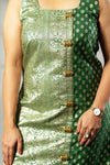 Chanderi brocade dress - SSWAI