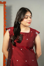 Sqaure neck dress - SSWAI