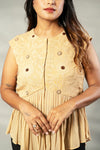 Georgette embroidered vest - SSWAI