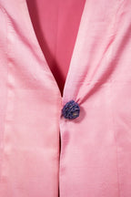Blazer with floral button - SSWAI