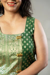 Chanderi brocade dress - SSWAI