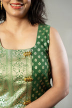Chanderi brocade dress - SSWAI