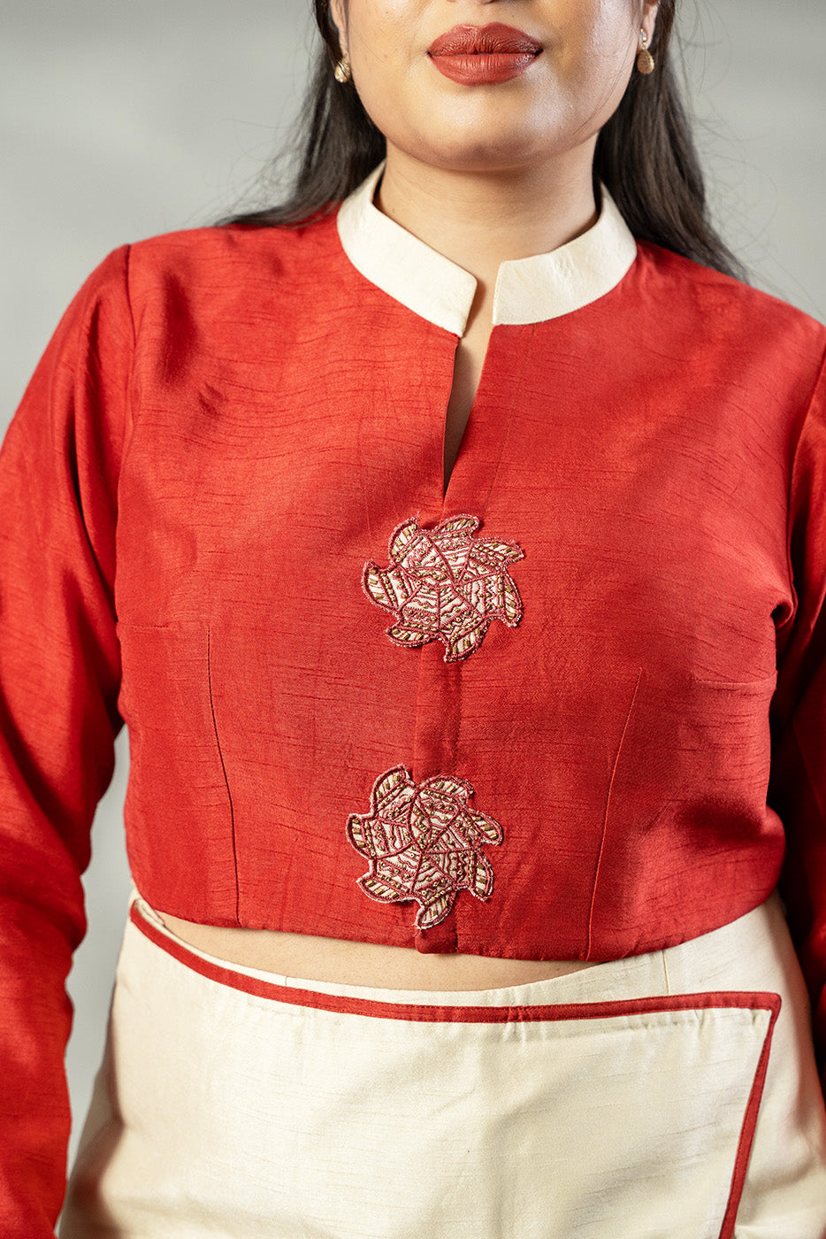Pin wheel  embroidered co-ord