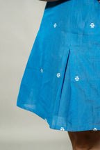 Oversized collar pleat dress - SSWAI