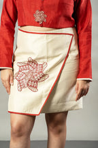 Pin wheel embroidered co-ord - SSWAI