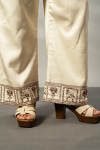 Stamp embroidery jumpsuit - SSWAI
