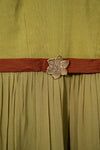 A-line dress with statement belt - SSWAI