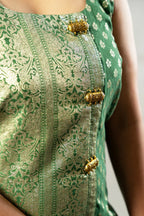 Chanderi brocade dress - SSWAI