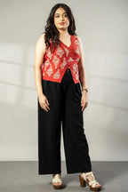 Asymmetric wrap top - SSWAI