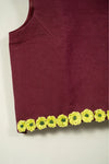 Floral embroidered crop top - SSWAI