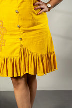 Asymmetric shirt dress - SSWAI