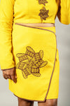Pin wheel embroidered co-ord - SSWAI