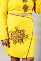 Pin wheel embroidered co-ord - SSWAI