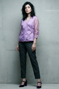 Organza Wrap Top