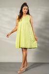 Panelled Embroidered Dress
