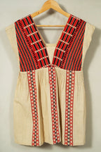 V-neck eri silk dress - SSWAI