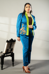 Giraffe Open Blazer - Combo