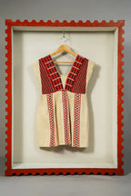 V-neck eri silk dress - SSWAI