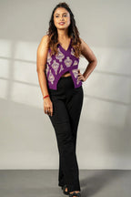 Asymmetric wrap top - SSWAI