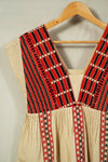 V-neck eri silk dress - SSWAI