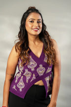 Asymmetric wrap top - SSWAI