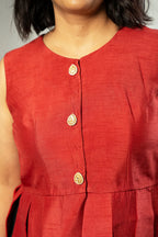 Embroidered kali top - SSWAI