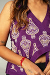 Asymmetric wrap top - SSWAI